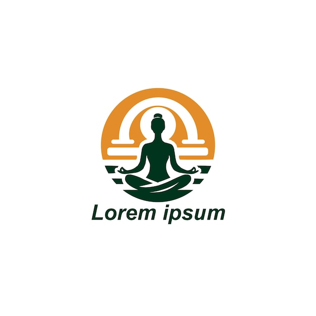 yoga logo design