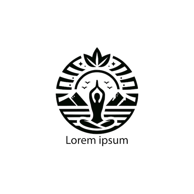 a yoga logo design