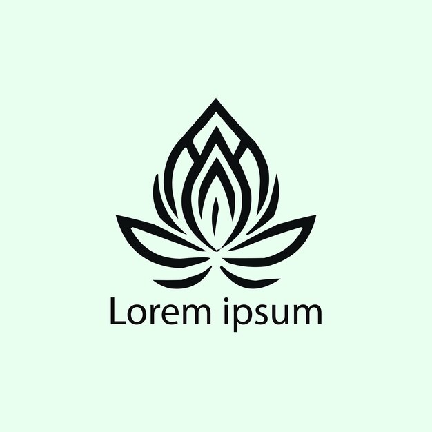 A yoga logo design