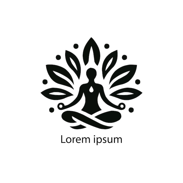 a yoga logo desing