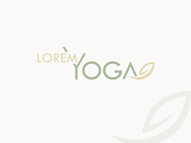 Vettore yoga_logo_vettore