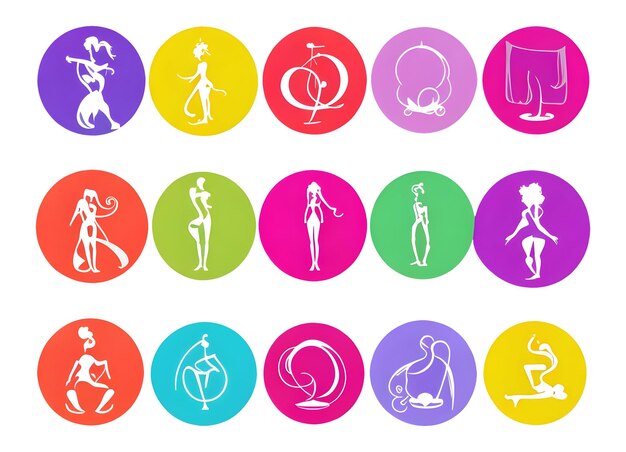 Vector yoga logo