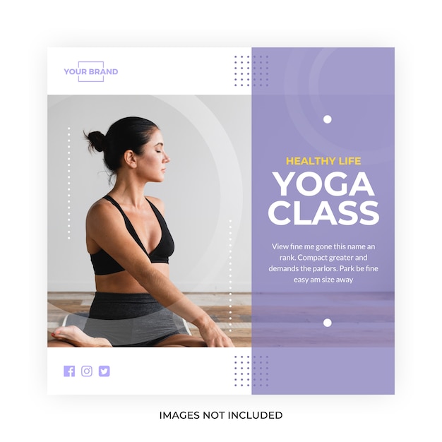 yoga meditation social media