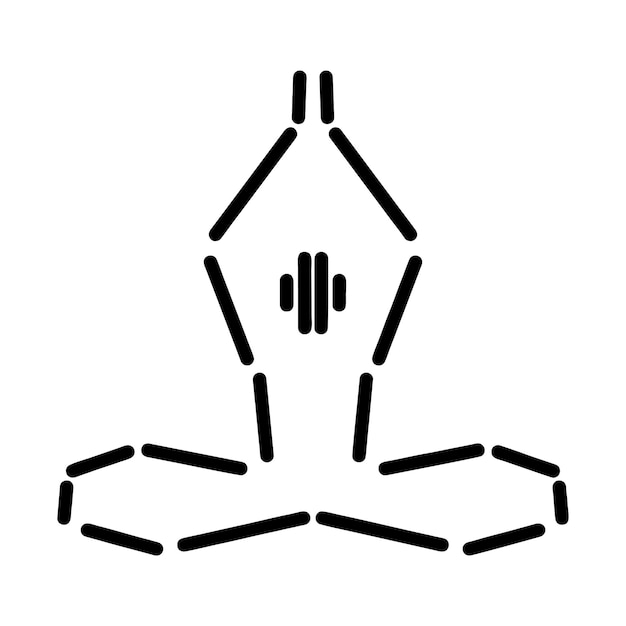 yoga pose icon