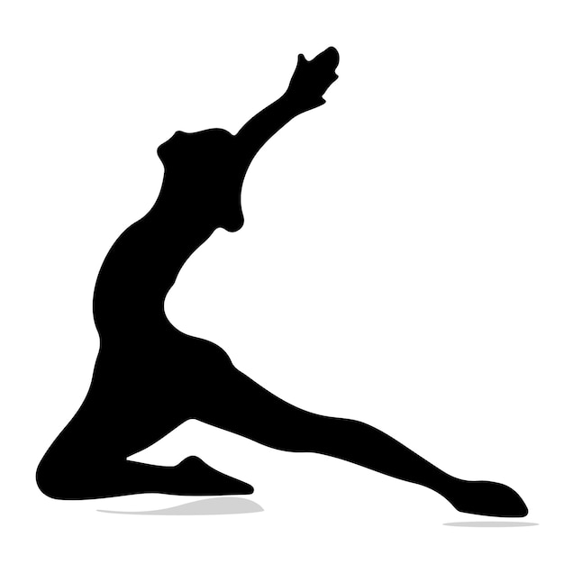 yoga silhouet vector