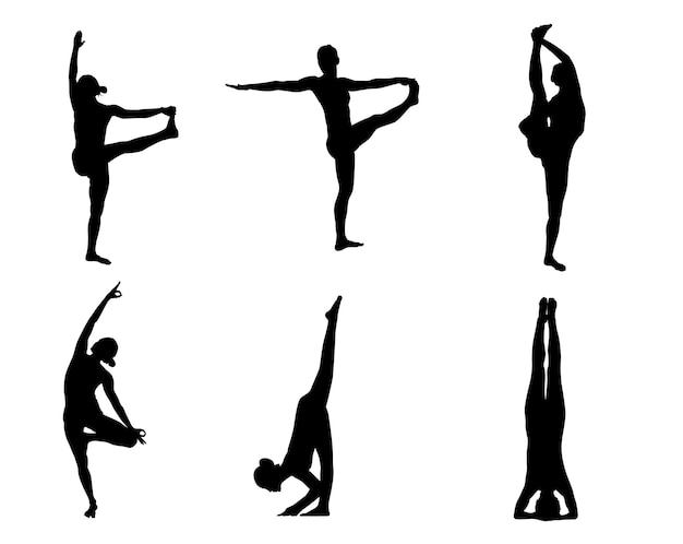 Yoga silhouette Illustration