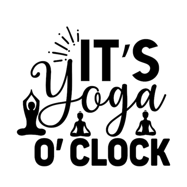 yoga SVG t-shirt ontwerp