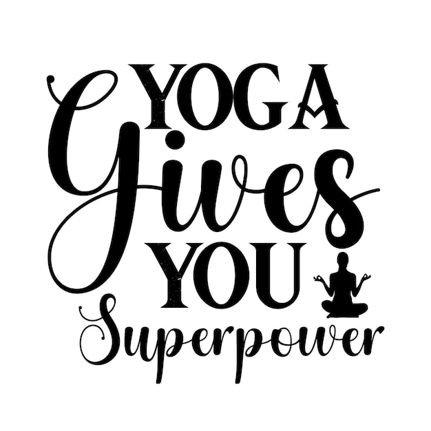 yoga svg T-shirt ontwerpen