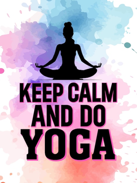 T-shirt e poster di yoga