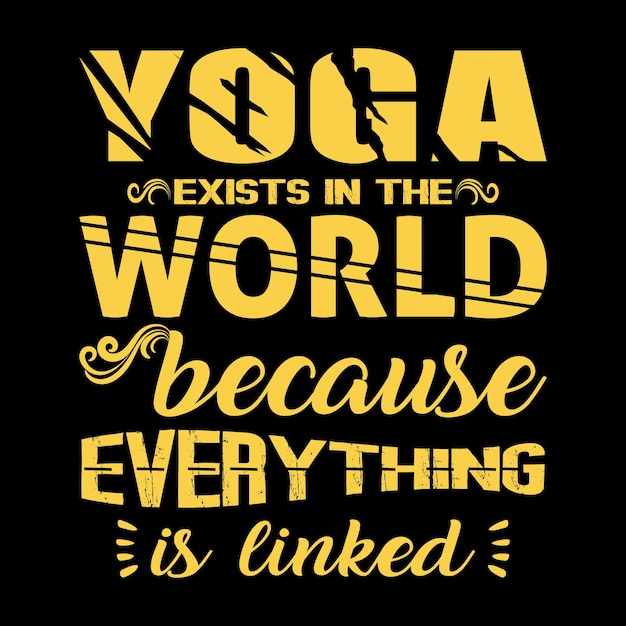 Yoga TShirt Design Vintage Yoga dag Typografie shirt design Creative Typography TShirt design