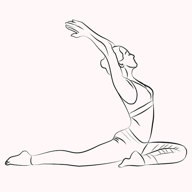 yoga vector ontwerp