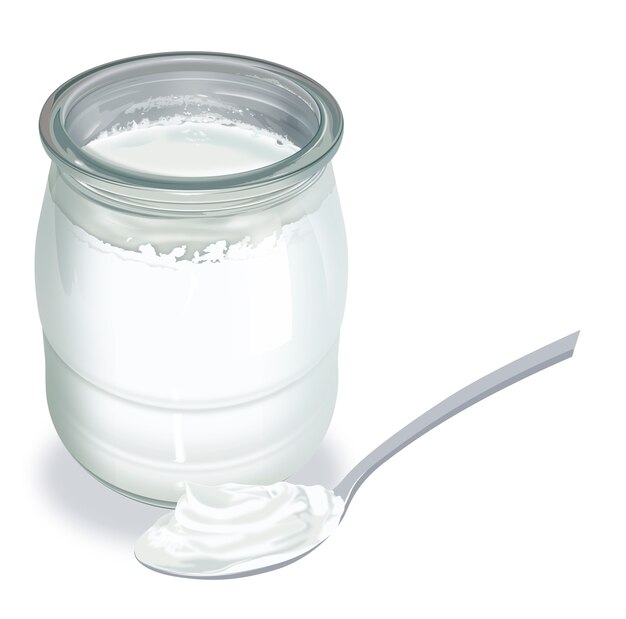 yogurt illustration
