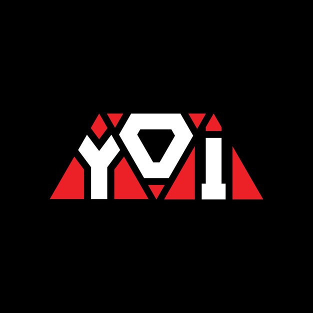 yoi triangle letter logo design with triangle shape yoi triangle logo design monogram yoi triangle vector logo template with red color yoi triangular logo simple elegant and luxurious logo yoi