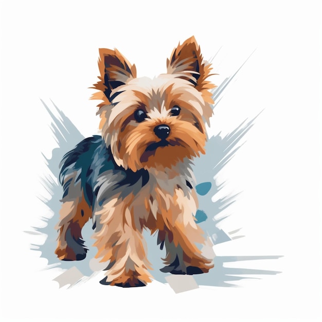 Yorkshire Terrier Dog Vector