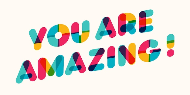 you are amazing motivational poster