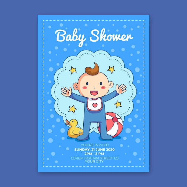 you are invited to baby shower for boy with rubber duck