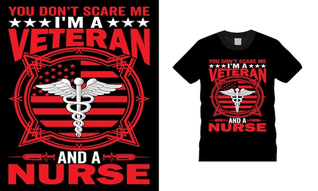 You don't scare me i'm a veteran and a nurse