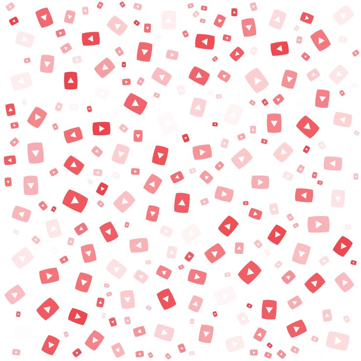 Vector you tube pattern design and background