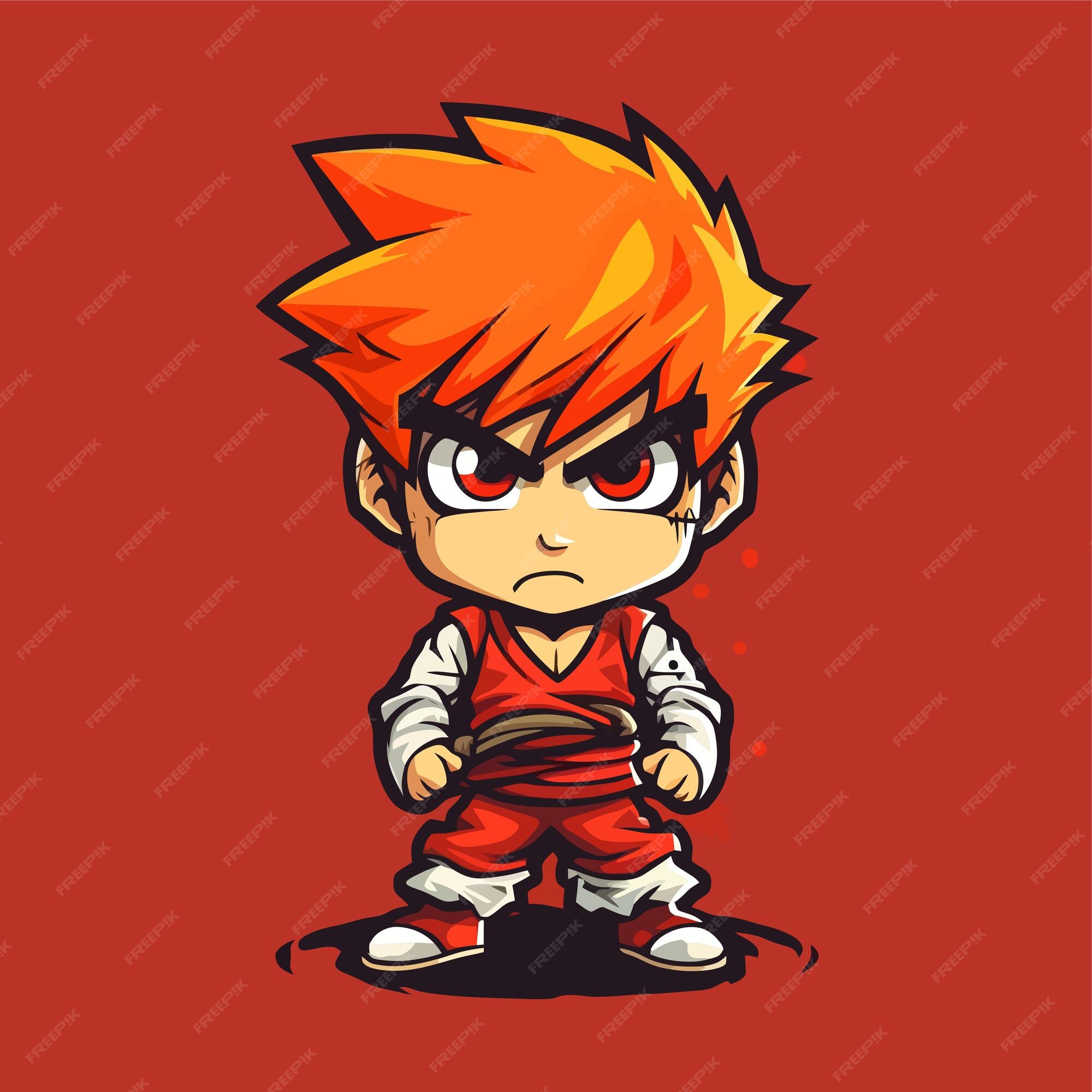 Male anime character wearing red forehead band, human behavior head art jaw  cheek, Street Fighter Dark Hadou, face, human, head png