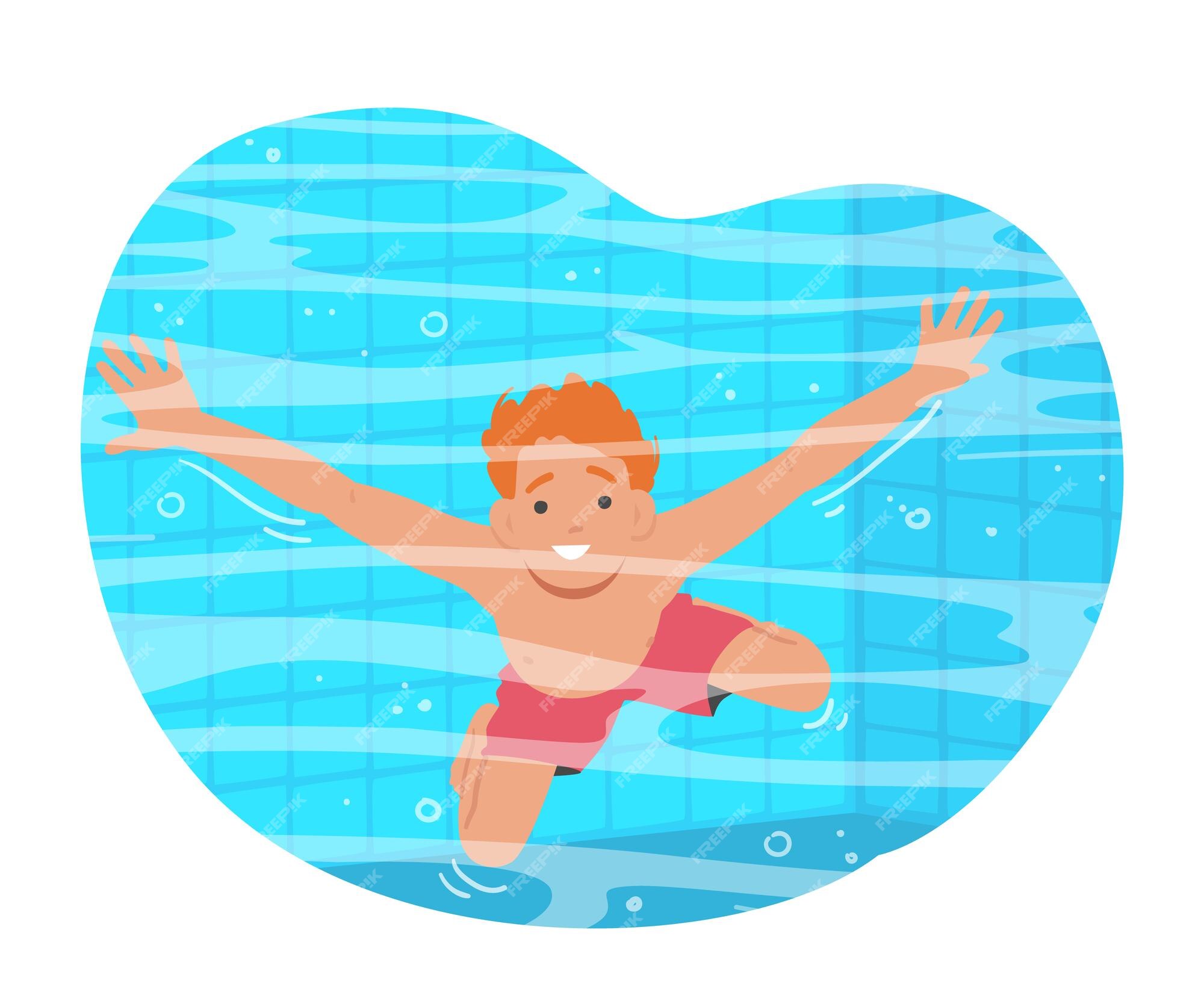 Swimming Clipart-kids enjoying playing inside swimming pool clipart