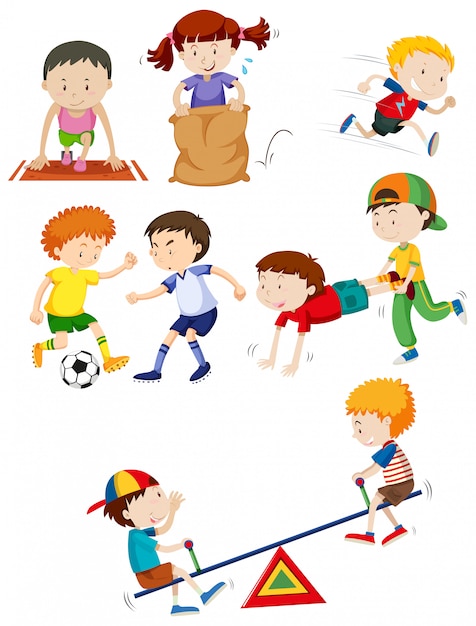 Young children and activity