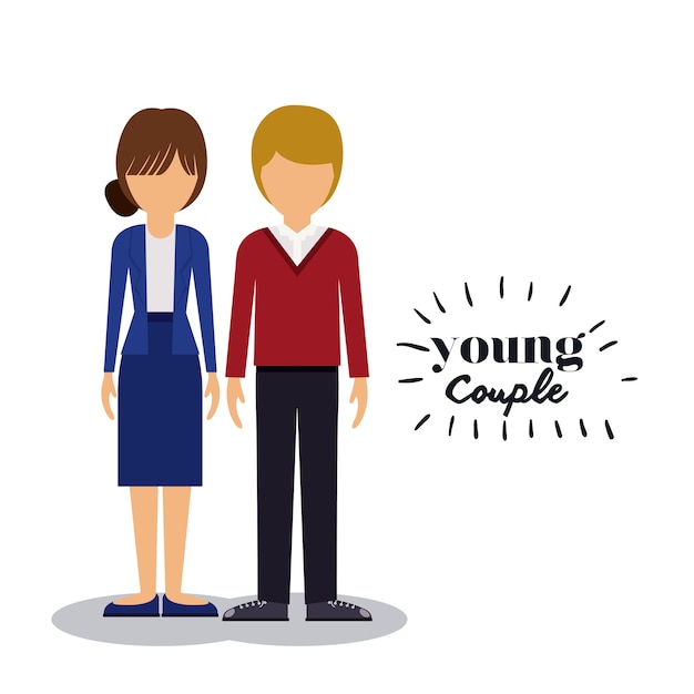 Young couple design