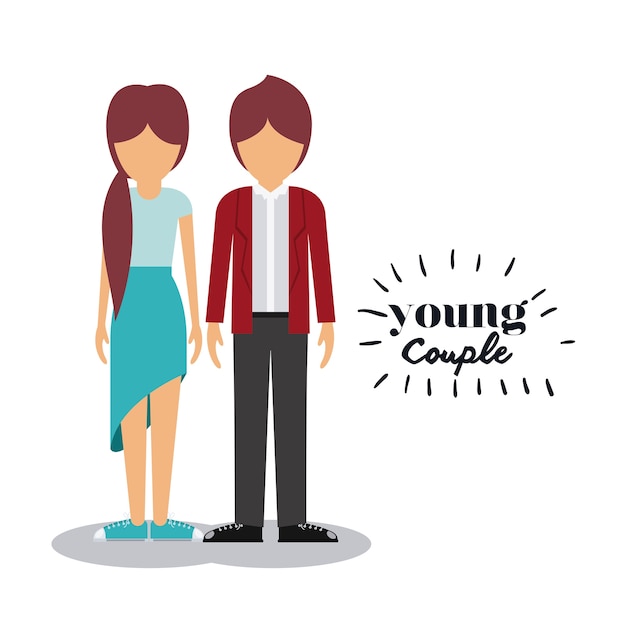 young couple design