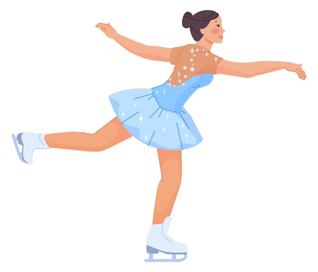 Figure Skating Dress Girls Stripper Outfits Belly Dance Ice Skating Dress Women 