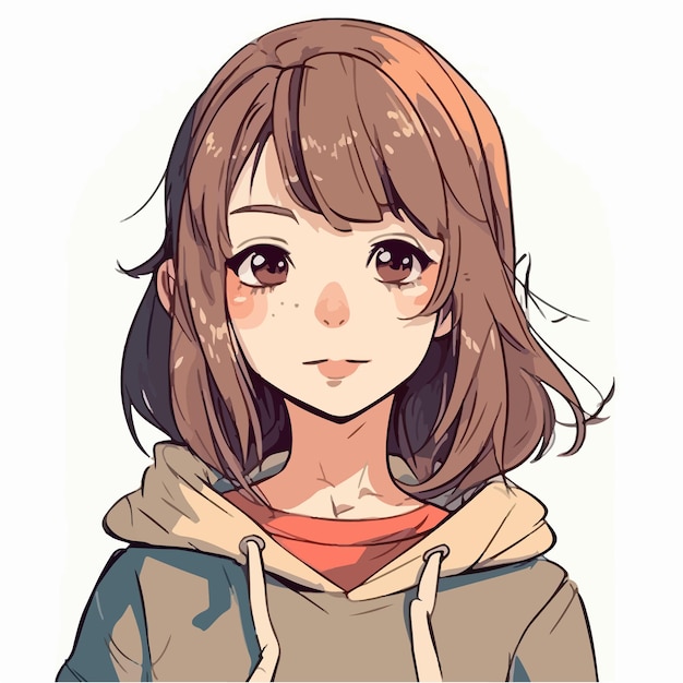 Hand Drawing a Cute Girl Anime Style Sketch with Alcohol Based Sketch Drawing Markers Stock Photo - Image of education, paper: 209951638