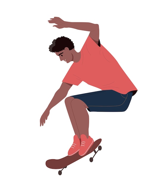 Young guy skater