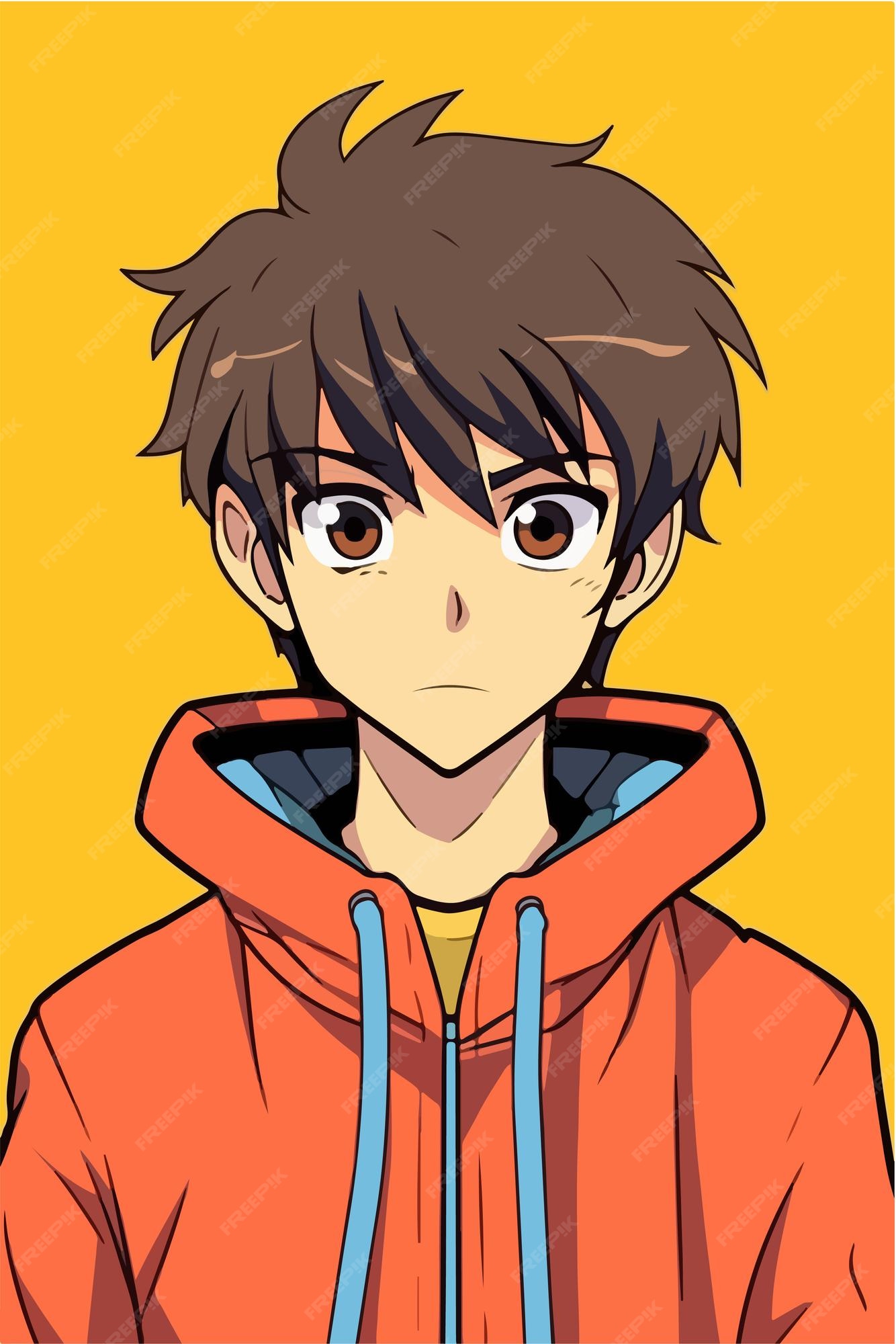 anime guy character 13827819 Vector Art at Vecteezy