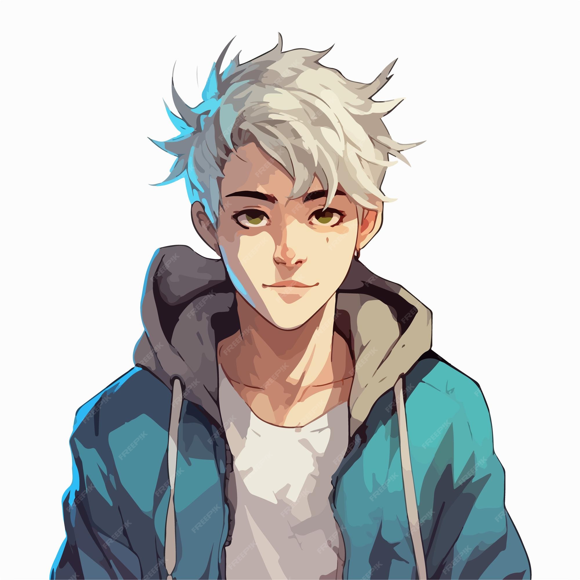 Premium Vector  Young man anime style character vector illustration design  manga anime boy