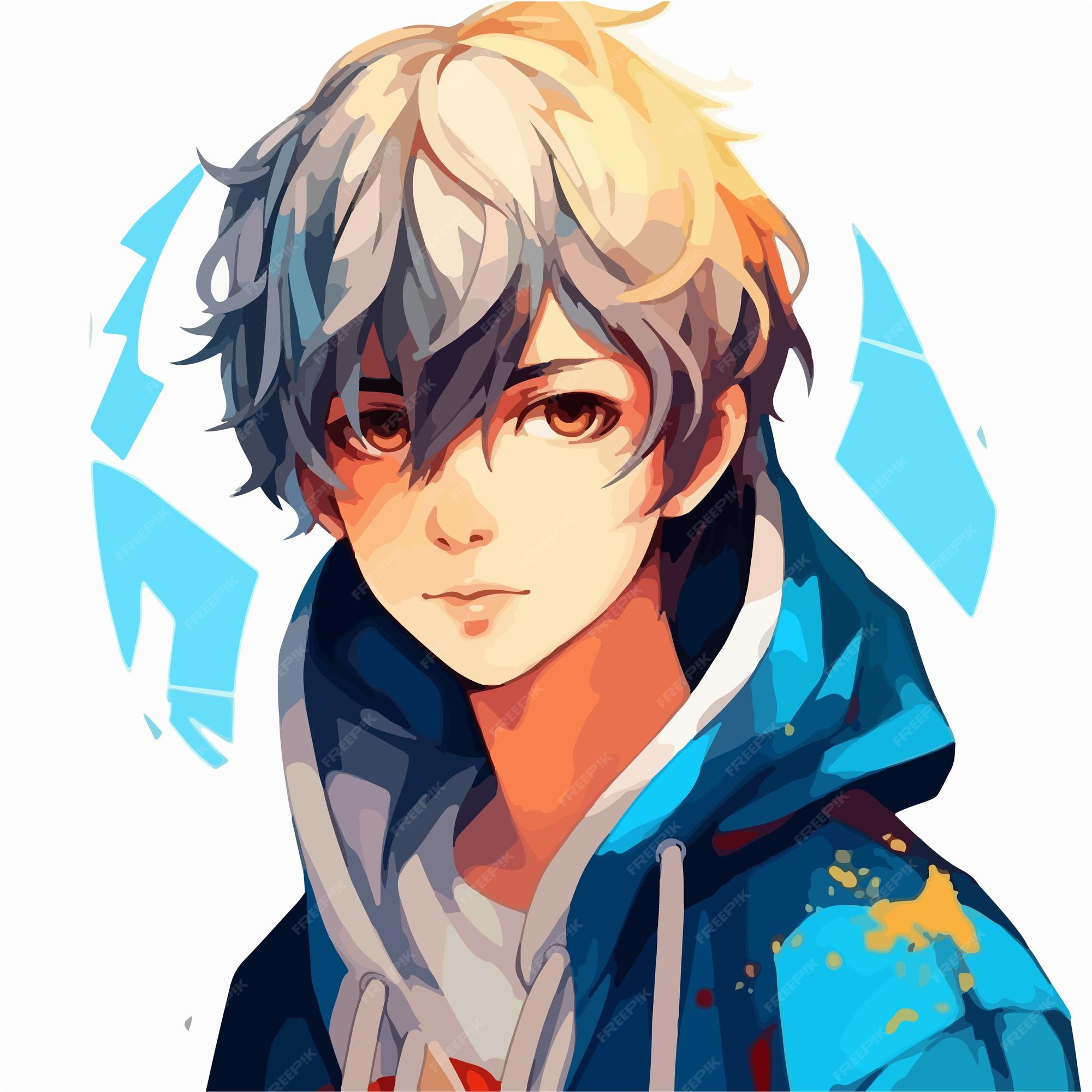 Premium Vector  Young man anime style character vector illustration design  manga anime boy