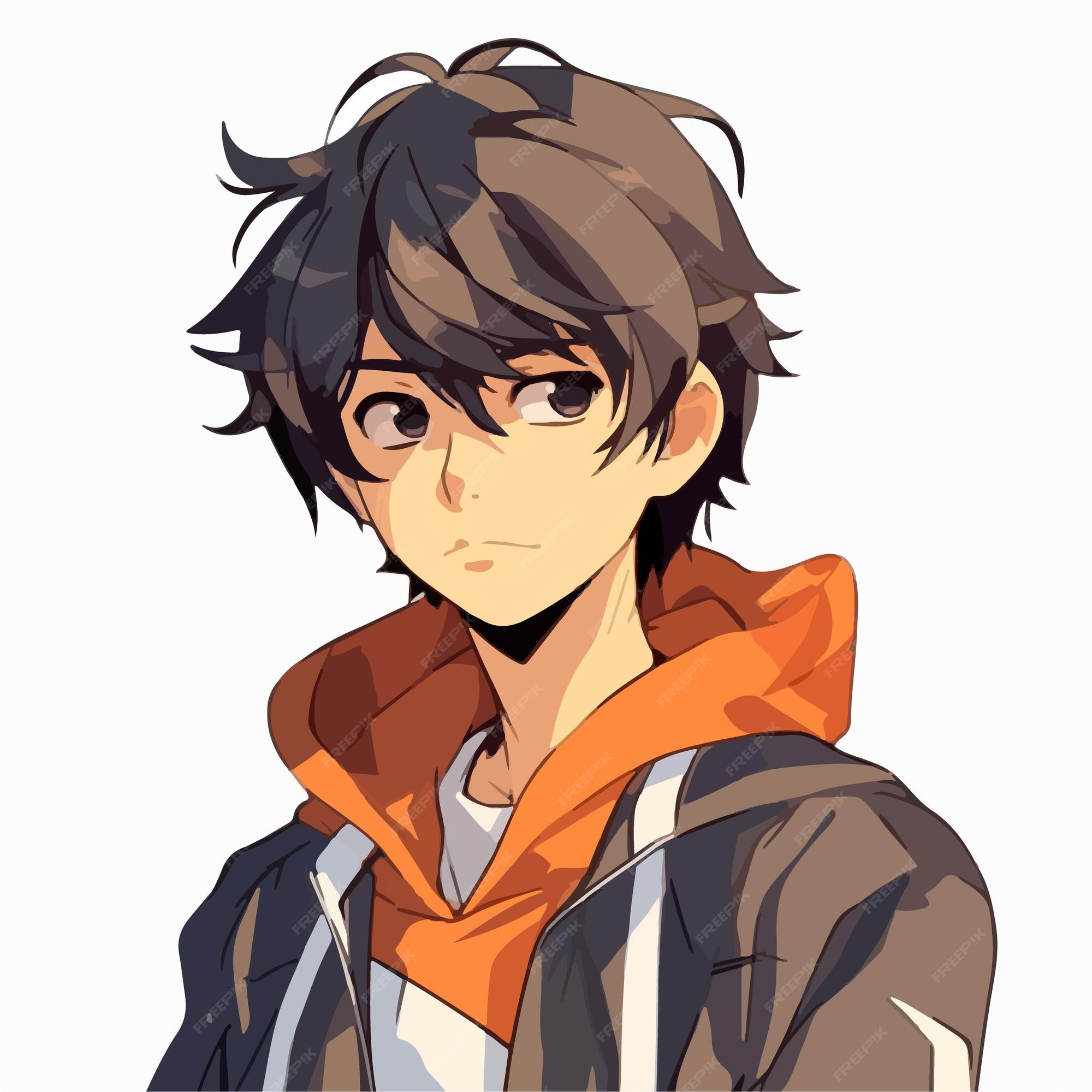 Premium Vector  Vector young man anime style character vector illustration  design manga anime boy