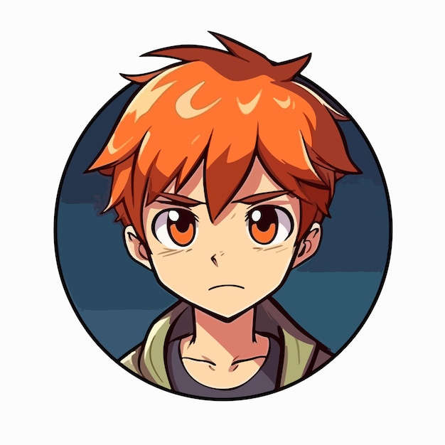 anime style boy icon Stock Vector Image & Art - Alamy