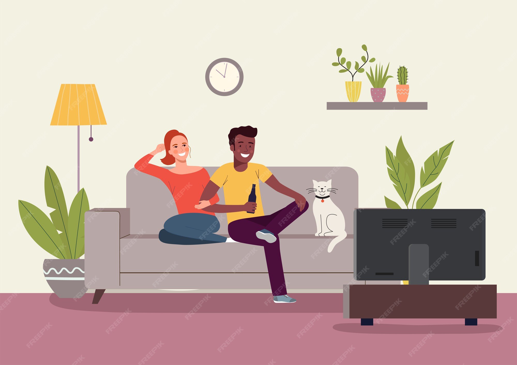 Resting at home