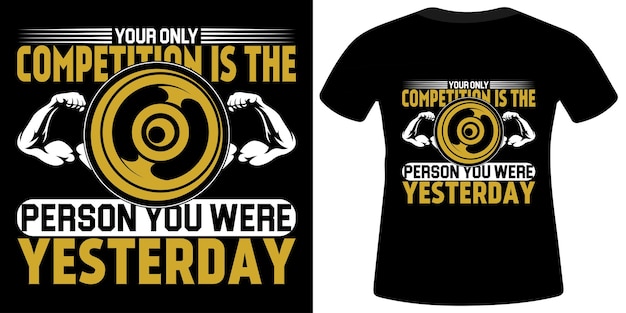 Vector your only competition is the person you were yesterday