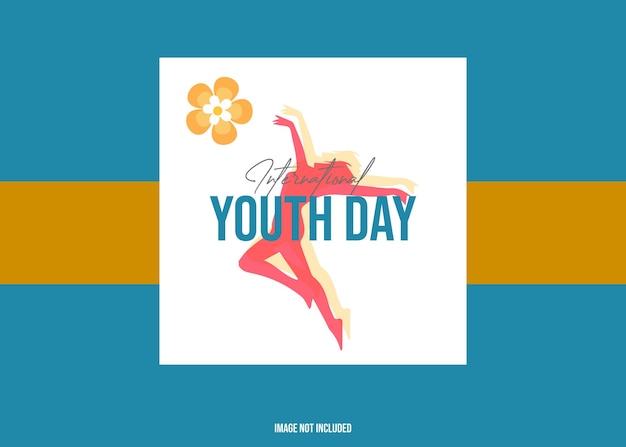 youth day square size banner