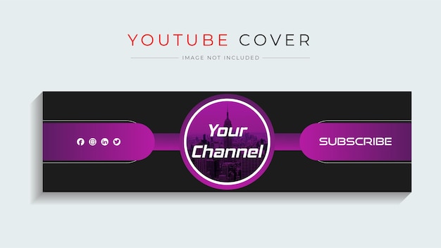 Youtube banner and cover design