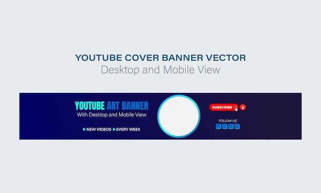 Youtube channel art cover youtube cover banner modern and creative youtube channel banner channel art cover design cover art cover photo and social media platform header or web banner