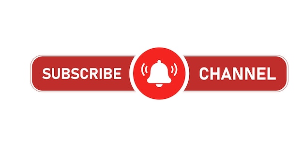 YouTube Channel Subscribe Button Template Design