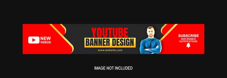 Vector youtube カバーとソーシャルメディアのバナーテンプレート