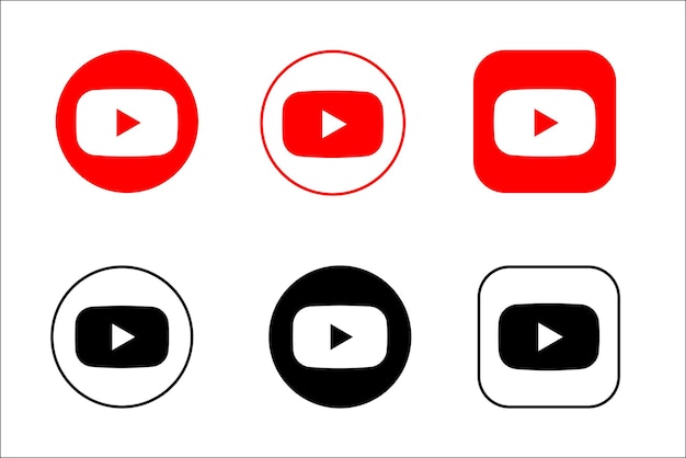 Youtube icons, youtube logo, youtube, symbols