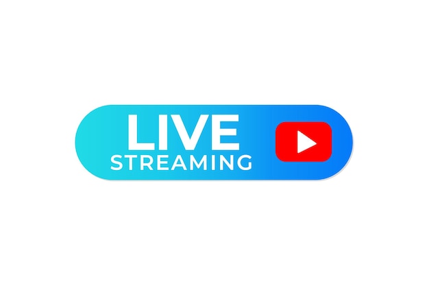 YouTube Live Streaming en pictogramontwerp.