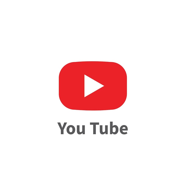 Vector 유튜브 로고 우아하고 전문적인 터 디자인