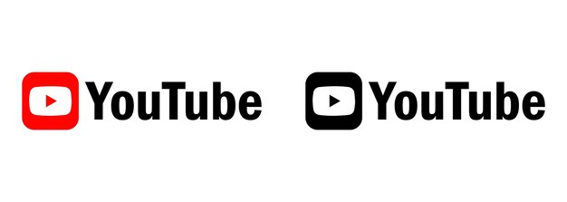 Vettore logo di youtube. icona di youtube. icone dei social media. set di app youtube realistico. logo. vettore. zaporizhzhia, ucraina - 22 giugno 2021