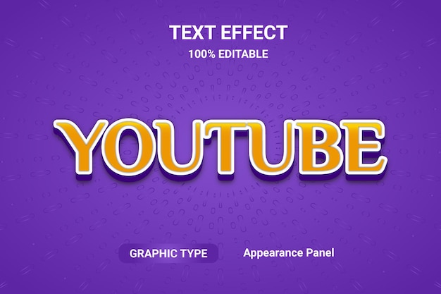 youtube text effect