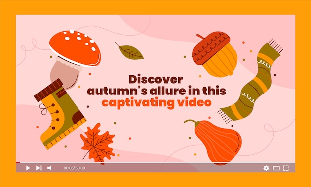 youtube thumbnail for autumn season celebration