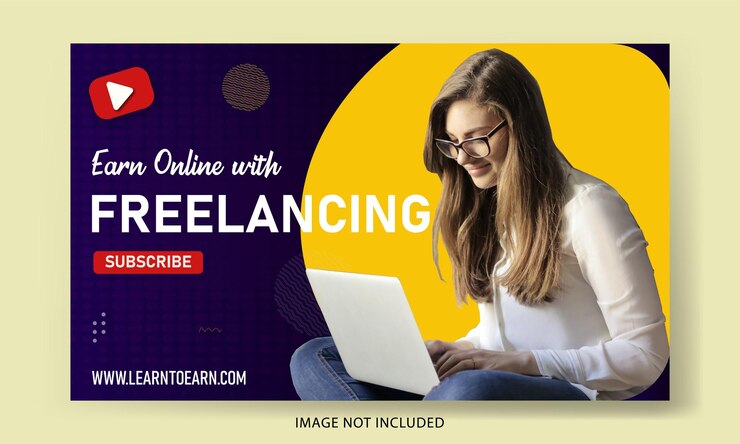 वेक्टर youtube thumbnail professional gym fitness online earning money games interview podcast business key