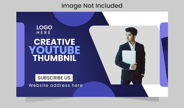 YouTube thumbnail template design